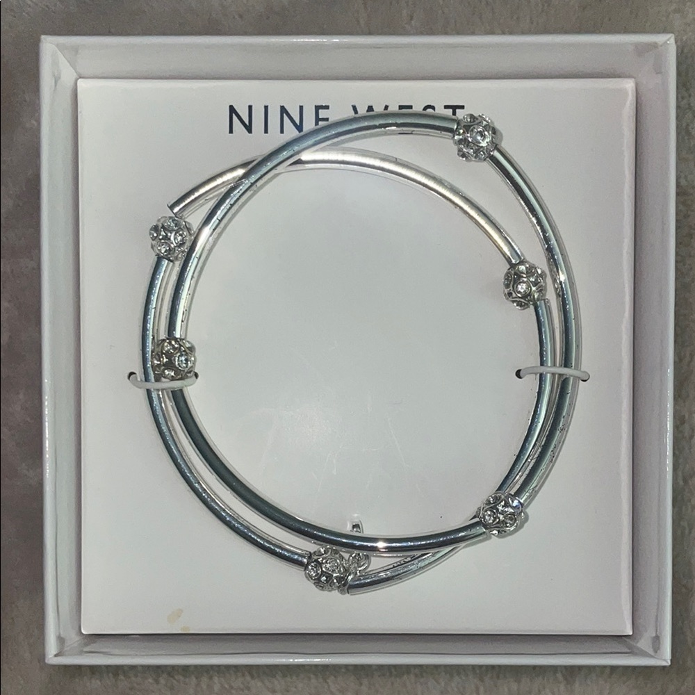 Nine West Silver Minimalist Bracelet Collection